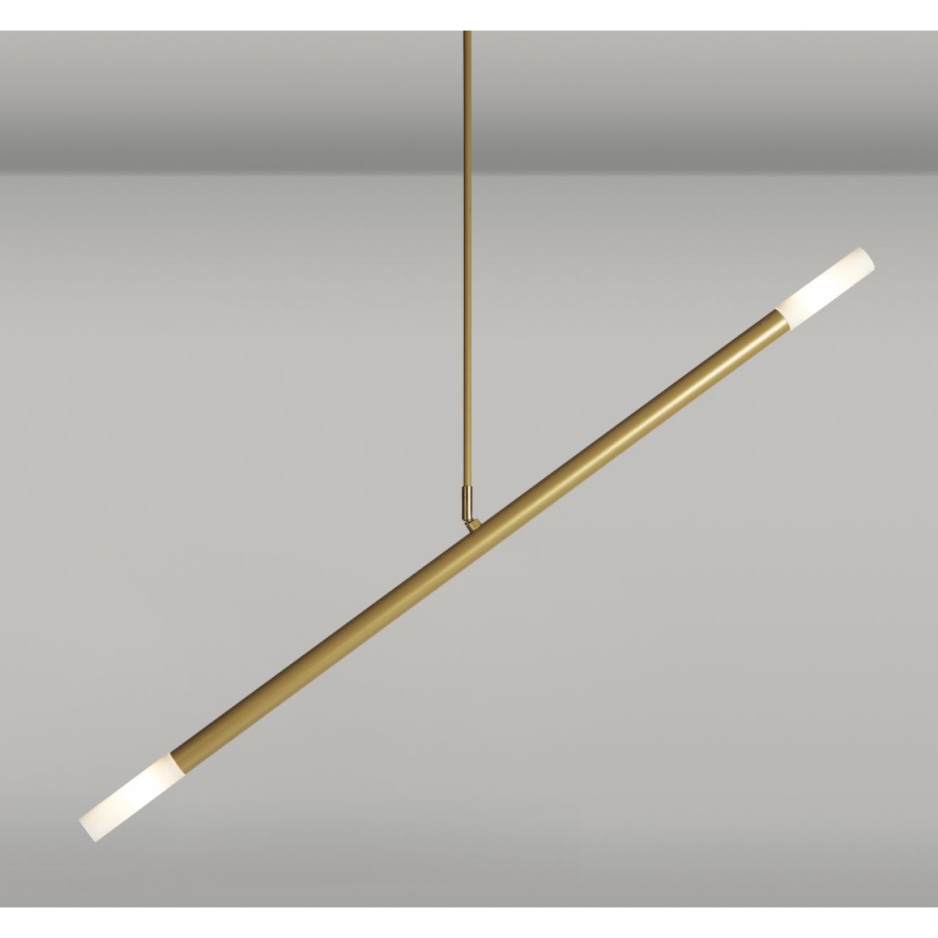 Zen Pendelleuchte Gibas 2-flammig gold