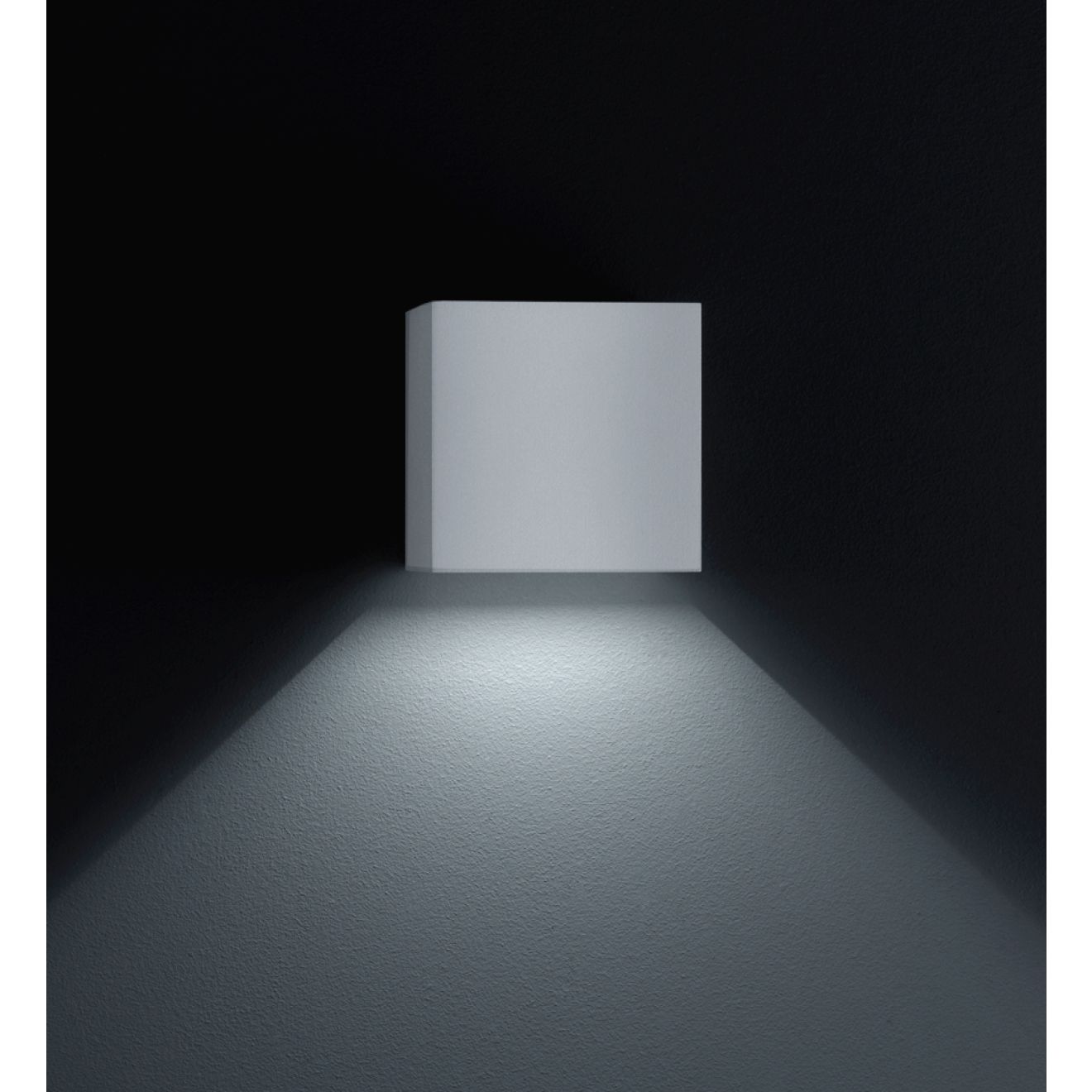 Siri44 Led Wandleuchte Aussenleuchte silber grau