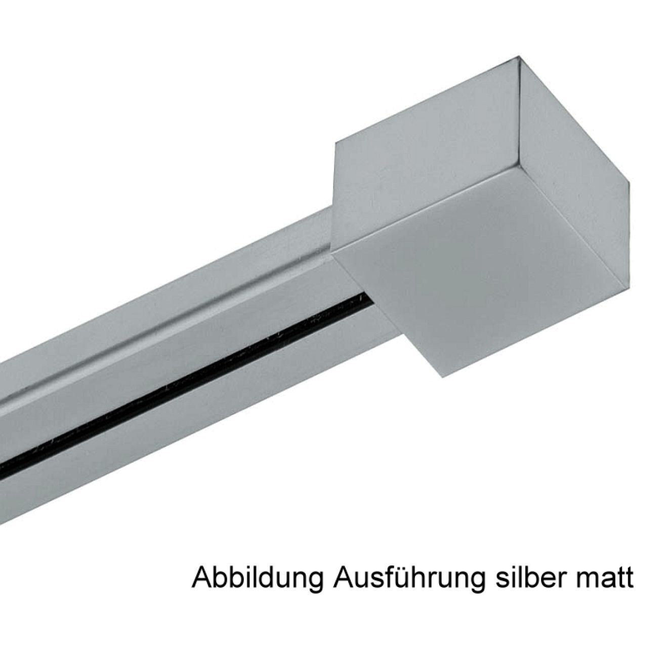 Endkappe ohne Loch Metall Chrom Lumexx Magnetline