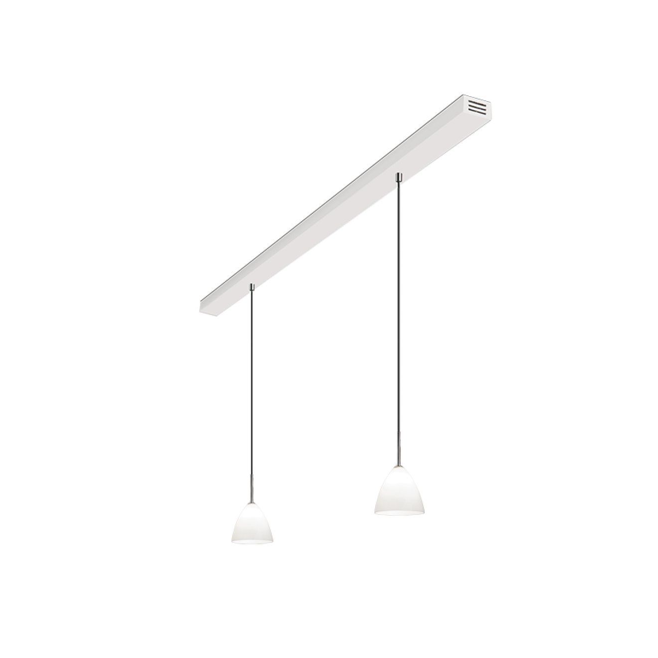 Gladys Pendelleuchte G9 weiss mit VIGA Baldachin 2