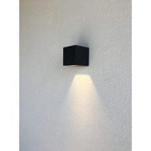 Antidark Arca W100 Single Wandleuchte schwarz