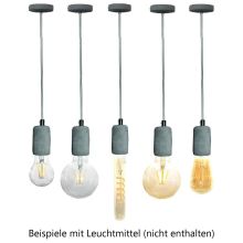 Beton-Pendelleuchte BP Pendelleuchte 1-flammig