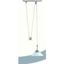 Dallas Pendelleuchte Powerline Silber matt höhenverstellbar