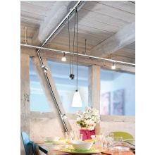 Detroit Pendelleuchte G9 Powerline Silber matt höhenverstellbar