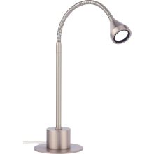 Tischleuchte Mini LED Nickel neutralweiß