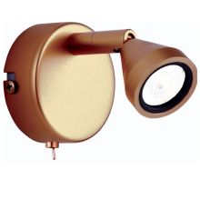 Wandleuchte Mini LED antik mit Schalter warmweiß