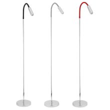 Busch Rocco LED Stehleuchte Flexarm Chrom