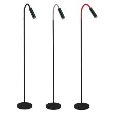 Busch Rocco LED Stehleuchte Flexarm schwarz matt