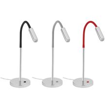 Busch Rocco Tischleuchte Flexarm Chrom