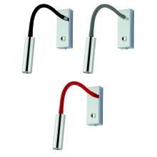 Busch Rocco Wandleuchte Flexarm Chrom