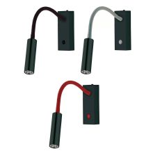 Busch Rocco Wandleuchte Flexarm schwarz matt