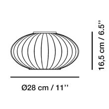 Mei Mobil Porzellan-Schirm Form C
