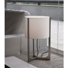 Carpyen Tischlampe Nirvana Nickel weiss