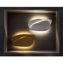 Pedra Wandleuchte Carpyen weiss gold