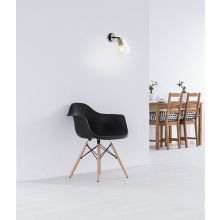 Wandleuchte Casablanca Bagan crystal Wohnzimmer