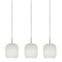 Murea Kabel-Pendelleuchte 3-flammig Glas weiss