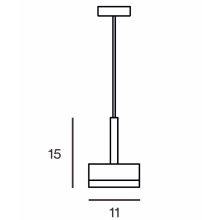 Tol LED Pendelleuchte 1-flammig