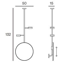 Tol LED Wandleuchte mit Spiegel