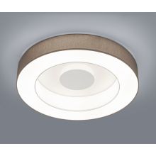 Lomo Deckenleuchte Stoff mocca braun