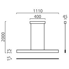 Nex LED Pendelleuchte