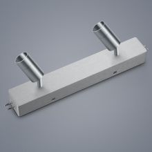 Strahler 2-flammig Nickel matt