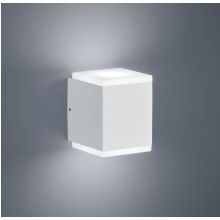 Led Wandlampe Kibo Helestra Außenleuchte Aluminium weiss