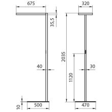 Lavigo DPS 14000/VTL/R/G2 Stehleuchte silber