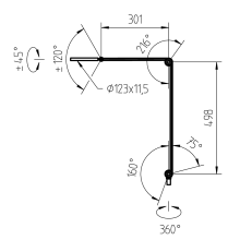 PARA.MI FTL 102 R silber Lichtfarbe neutralweiss