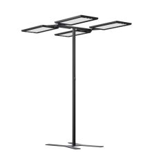 Yara Quad H LED Stehleuchte Büroleuchte schwarz Waldmann